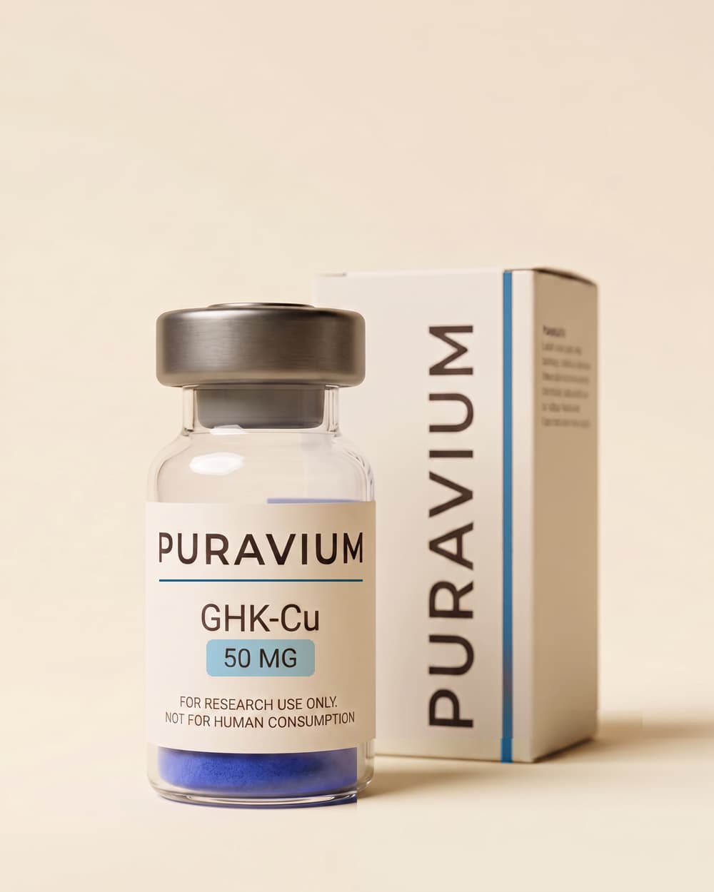 GHK-Cu research vial